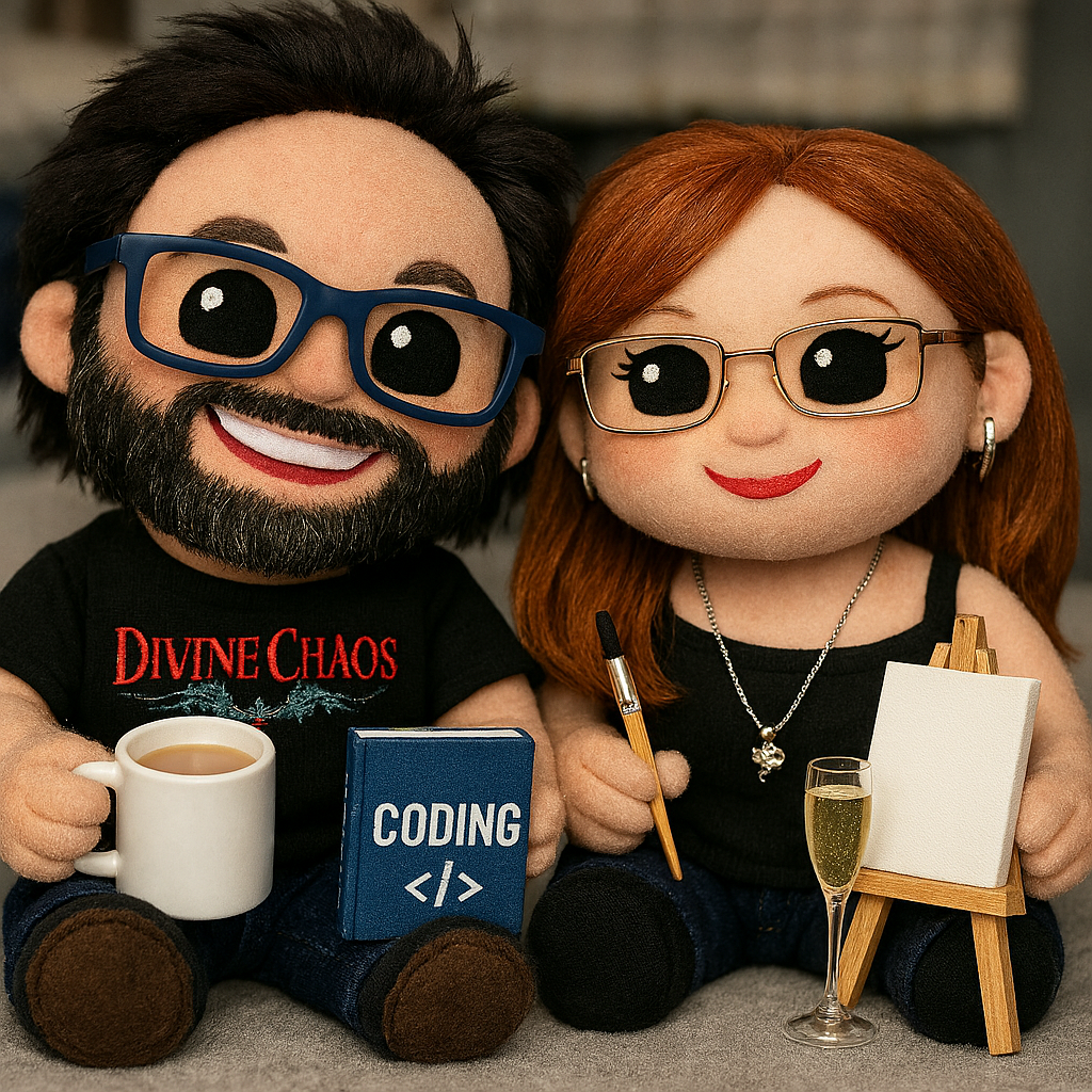 Paul and Charlotte Plushies