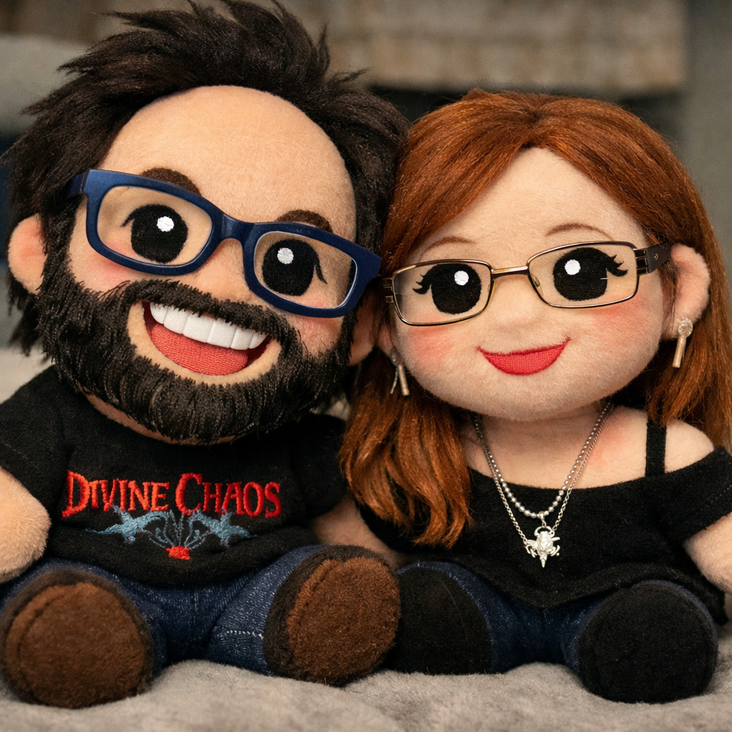 Paul and Charlotte Plushies